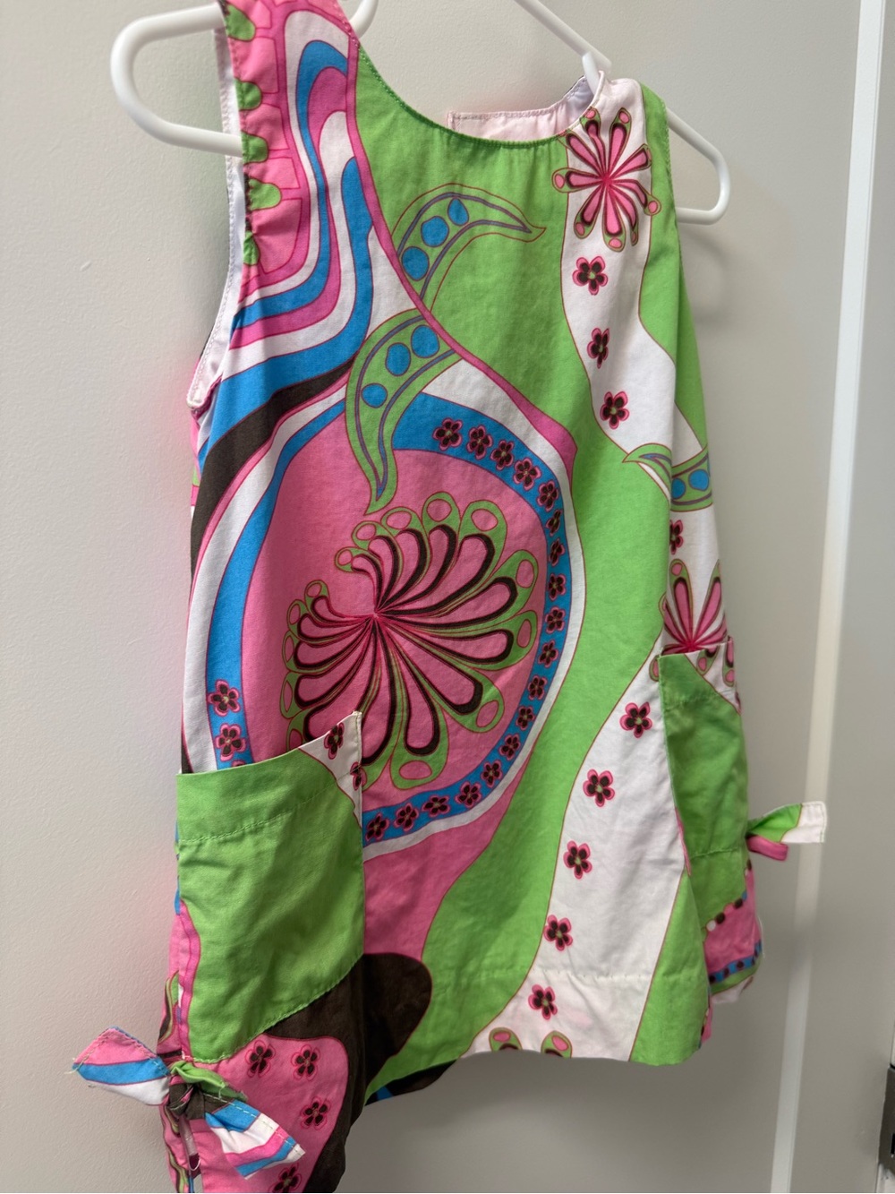 Corkys Green, Pink & Blue Floral Casual Girls' Dress